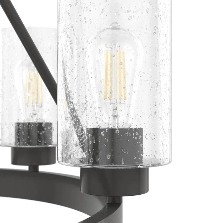 Hartland 6 - Light Unique / Statement Wagon Wheel Chandelier