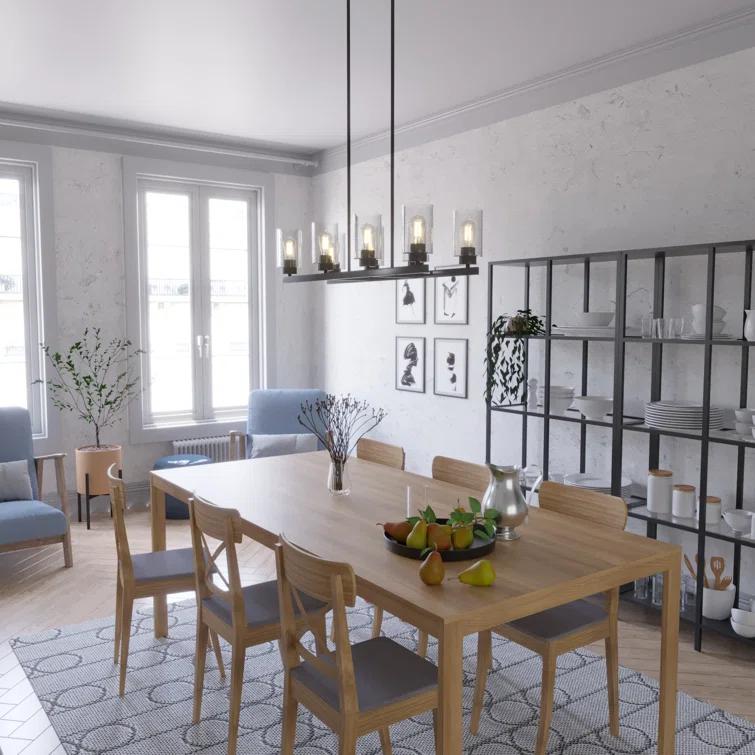 Hartland 8 - Light Kitchen Island Linear Pendant