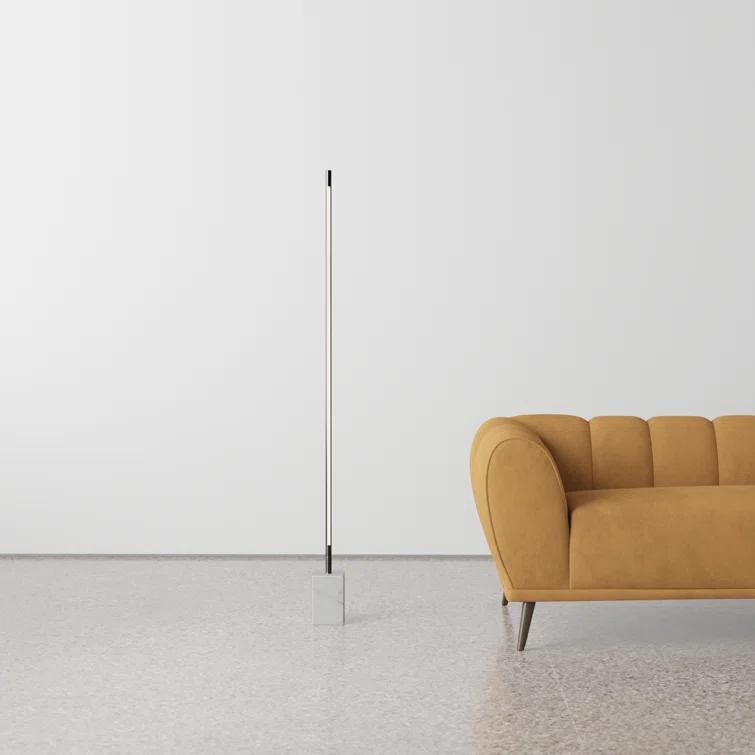 Modern LED Marble Floor Lamp (65")