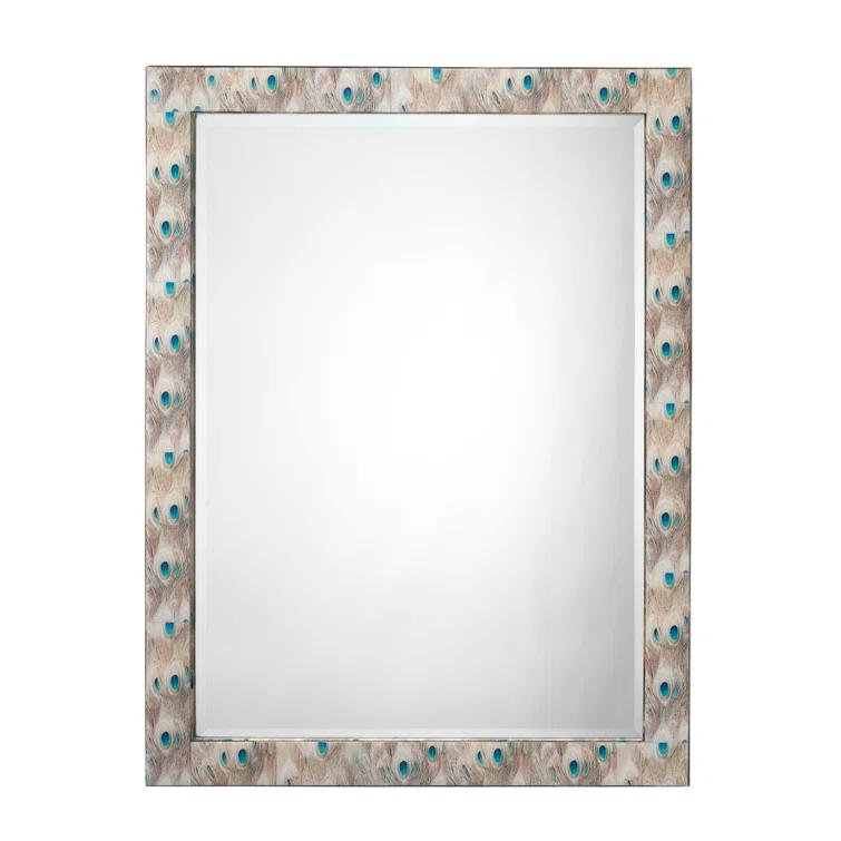 Jamie Young Company Plume Engineered Wood Flat Wall Mirror