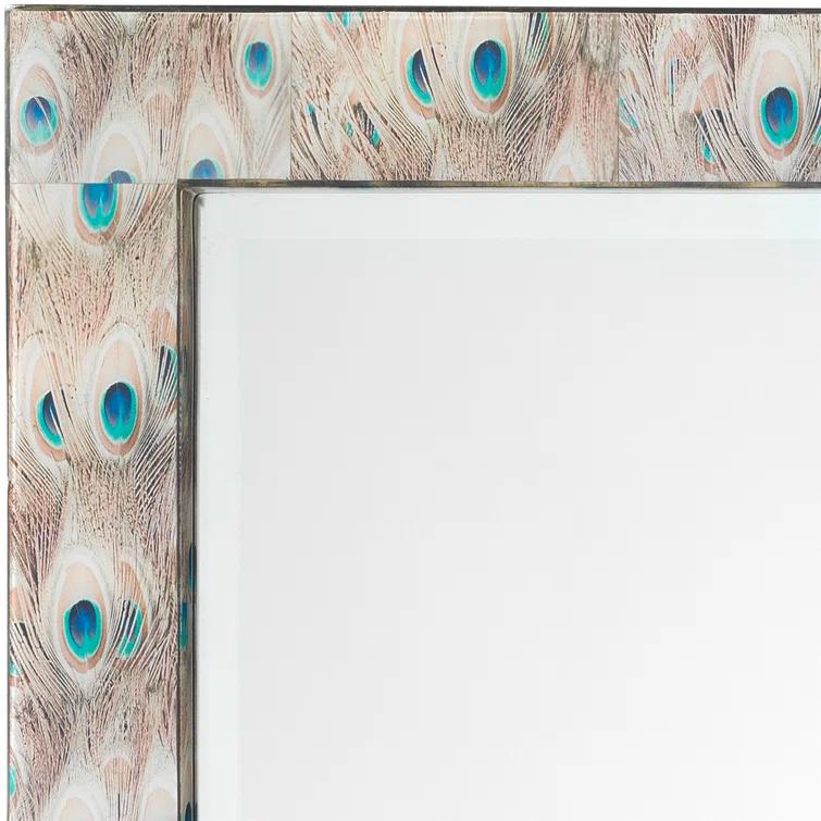 Jamie Young Company Plume Engineered Wood Flat Wall Mirror