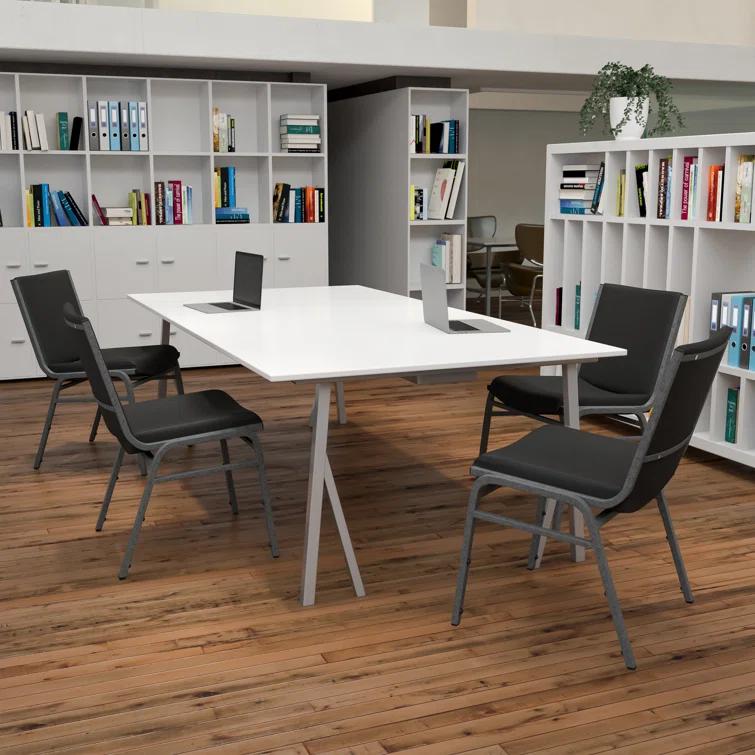 Flash Furniture Gunther Heavy Duty Stack Chair (Set of 4)