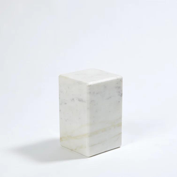 Global Views Marble Mini Pedestal/Riser
