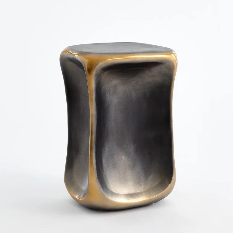 Formation Accent Table-Black/Gold-Lg