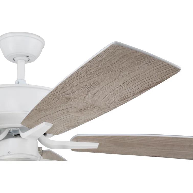 Pro Plus 101 Clear Bowl Light Kit 52'' Ceiling Fan with Light Kit