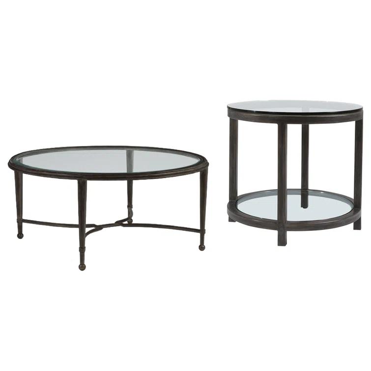 Metal Designs Per Se Round End Table