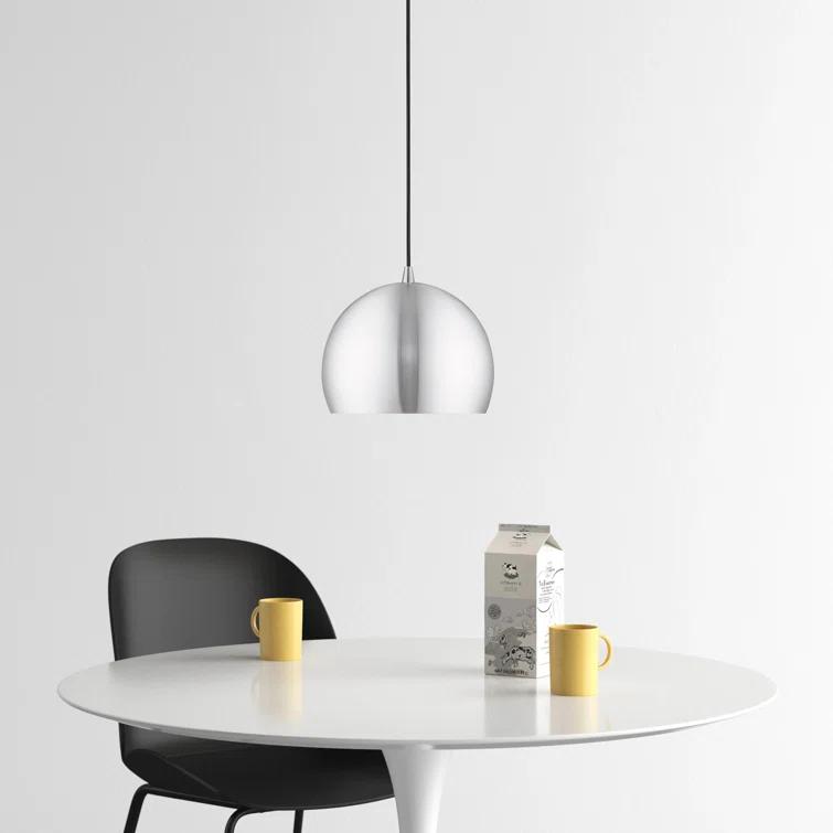 Schultz Single Light Metal Dimmable Pendant