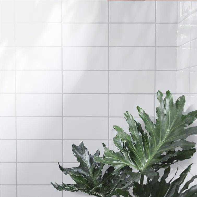 Tic Tac Tiles 12" x 12" PVC Peel and Stick Subway Tile