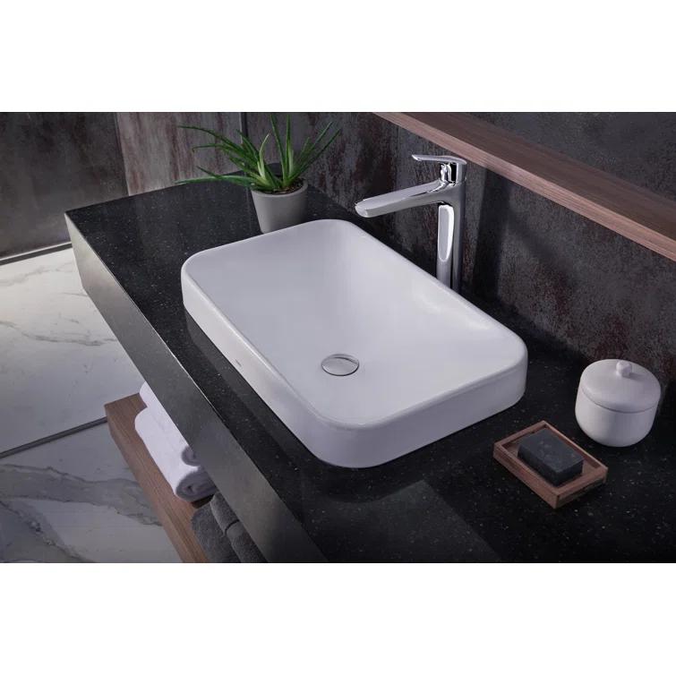 TOTO TLG03303U#CP G Series Vessel Sink Bathroom Faucet with Drain Assembly