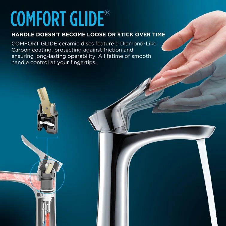 TOTO TLG03303U#CP G Series Vessel Sink Bathroom Faucet with Drain Assembly