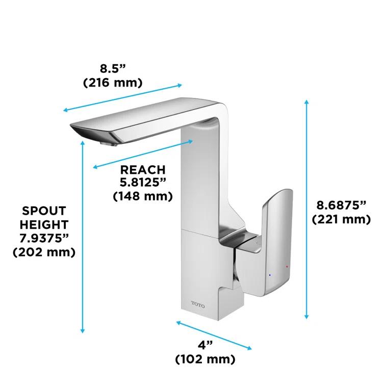 G Series Single Hole Bathroom Faucet with Drain Assembly