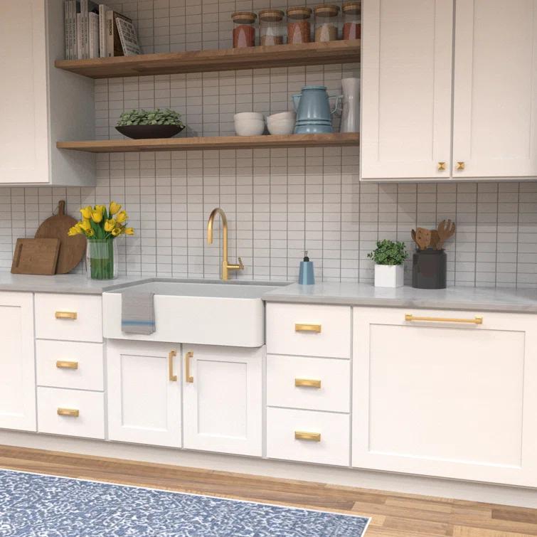 Studio Kitchen Cabinet Handles, Solid Core Drawer Pulls for Cabinet Doors