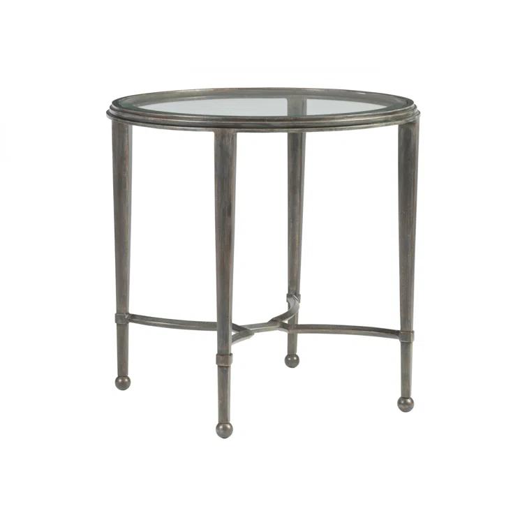 Metal Designs Sangiovese Round End Table