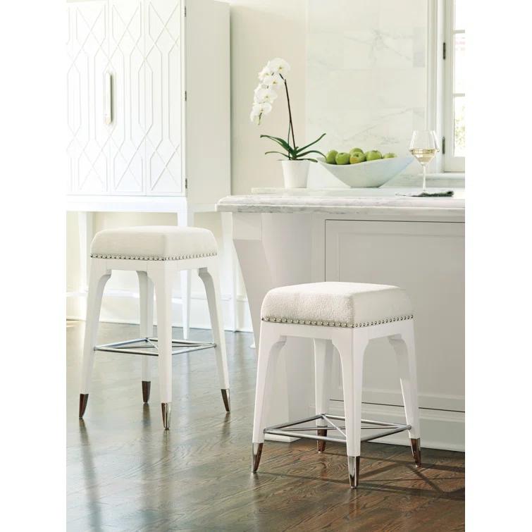 Lexington Avondale Upholstered Counter Stool with Solid Wood Frame
