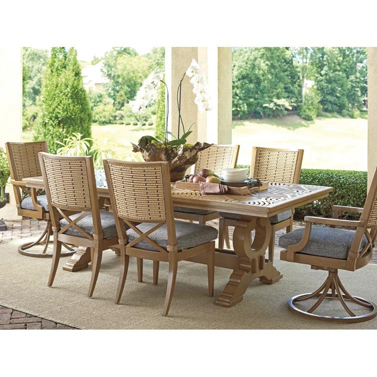 Los Altos Valley View Swivel Rocker Dining Chair