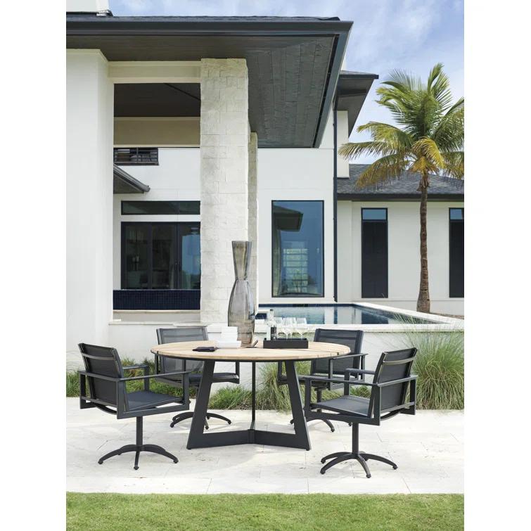 South Beach Swivel Rocker Dining Chair