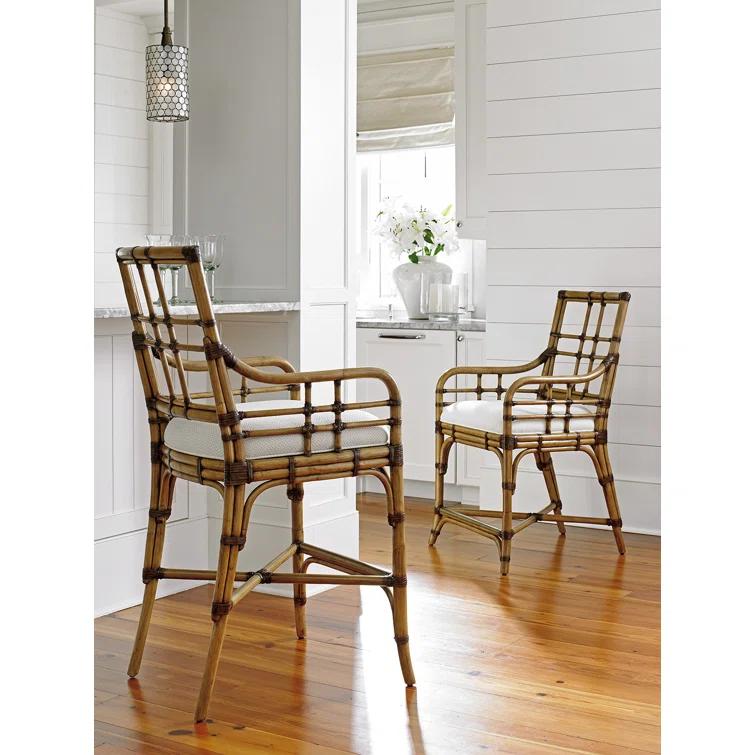 Tommy Bahama Home Twin Palms Lands End Bar Stool | Wayfair