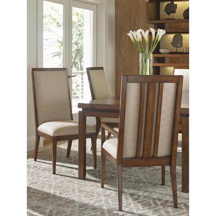 Island Fusion Natori Slat Back Arm Chair