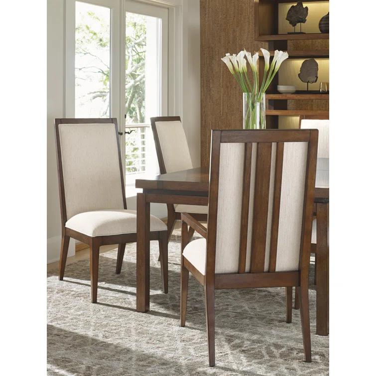 Island Fusion Natori Slat Back Arm Chair