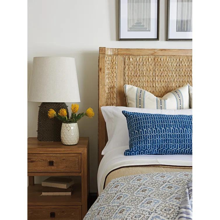 Tommy Bahama Home Los Altos Ivory Coast Woven Bed