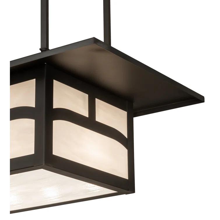 4 - Light Kitchen Island Linear Chandelier