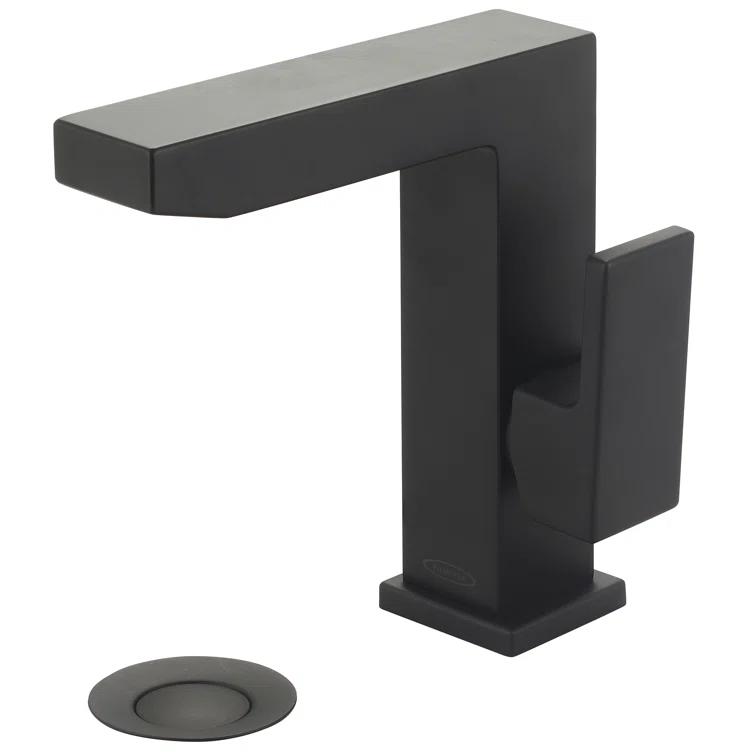 Mod Single-Hole Single-handle Bathroom Faucet with Drain Assembly