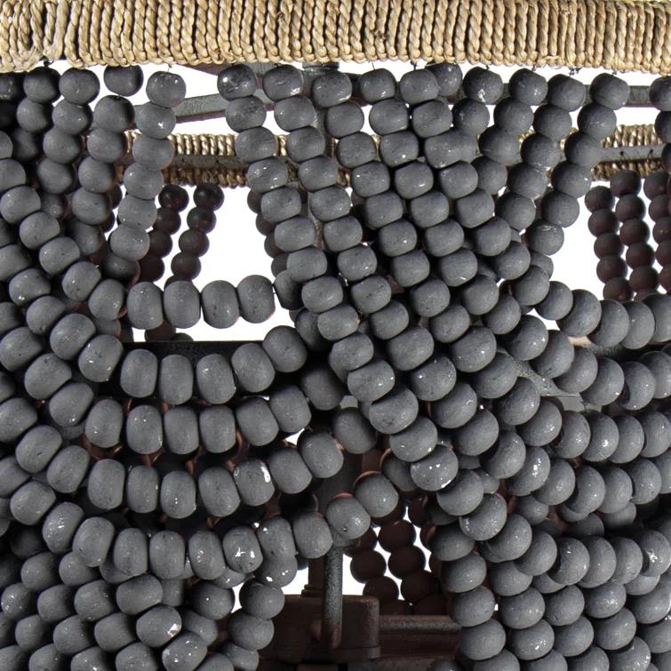 Southern Living Lorelei Wood Bead Chandelier