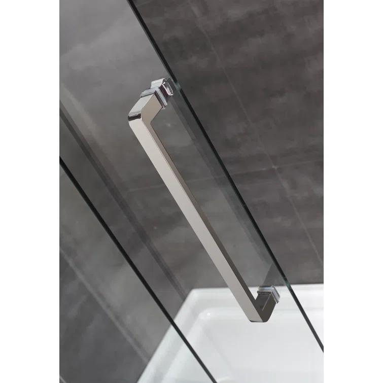Moselle 75" H Single Sliding Frameless Shower Door