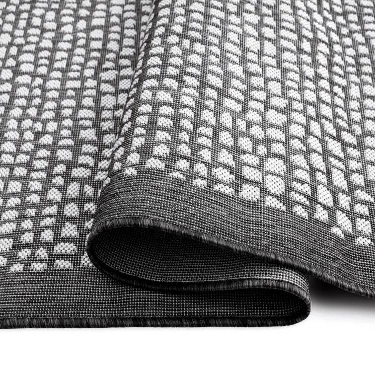 TOMMY BAHAMA Marlin Transitional Indoor/Outdoor Area Rug, Black