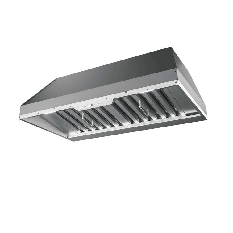 Zephyr Zephyr Monsoon I 36" 600 CFM Insert Mount Range Hood with LED Light in Stainless Steel
