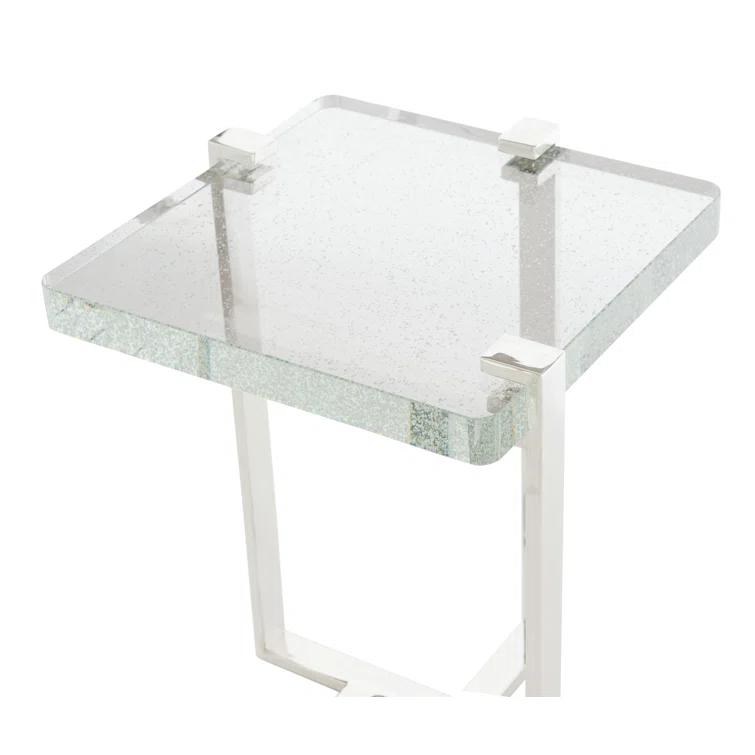 Mott Glass Top End Table