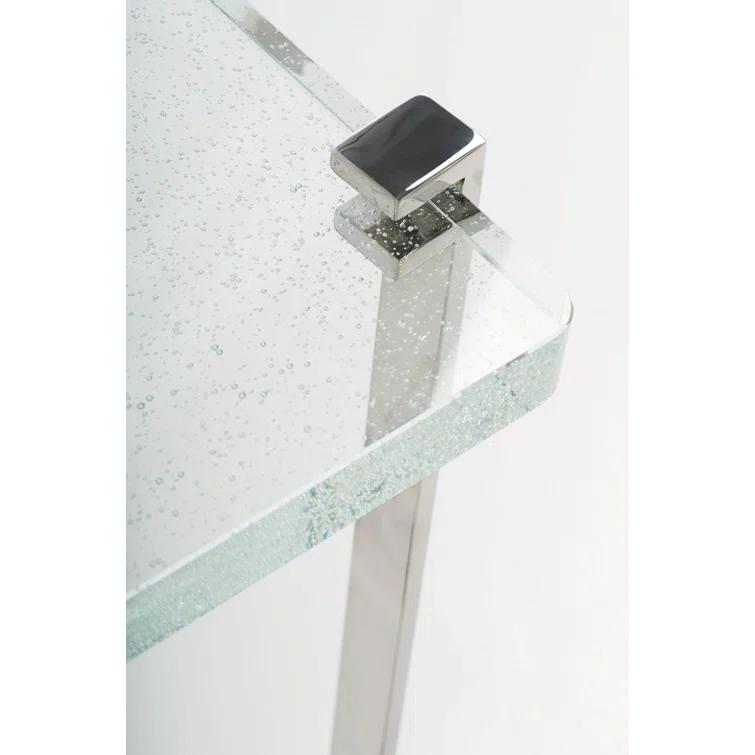 Mott Glass Top End Table
