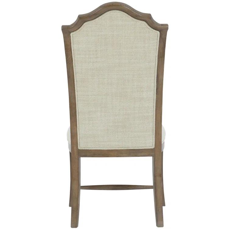 Patina 19'' H Tufted Upholstered Oak Side Chair