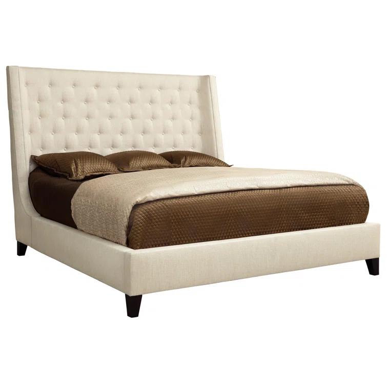 Bernhardt Maxime Upholstered Wingback Bed
