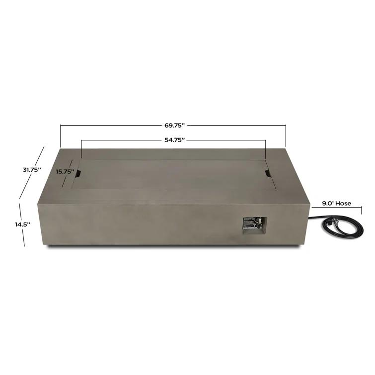 Real Flame AEGEAN Propane / Natural Gas Outdoor Fire Pit Table