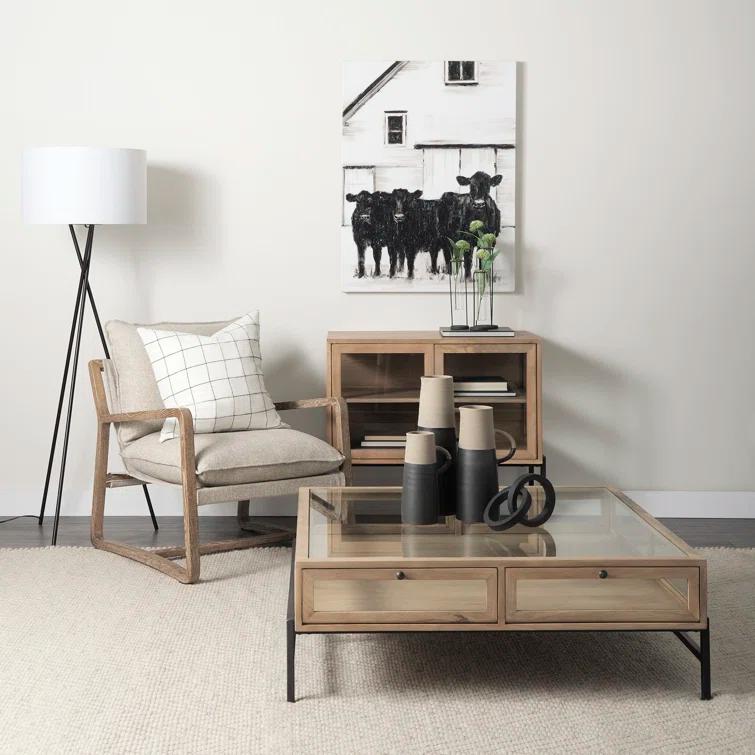 Warner Solid Wood Storage Cabinet