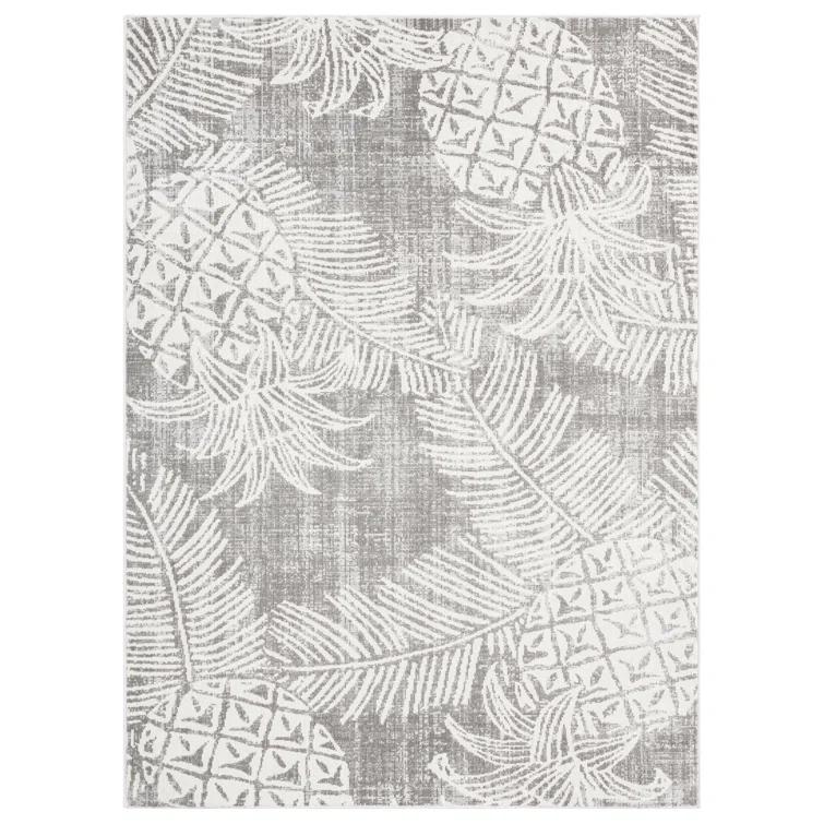 Tommy Bahama Malibu Pineapple Taupe Indoor / Outdoor Area Rug