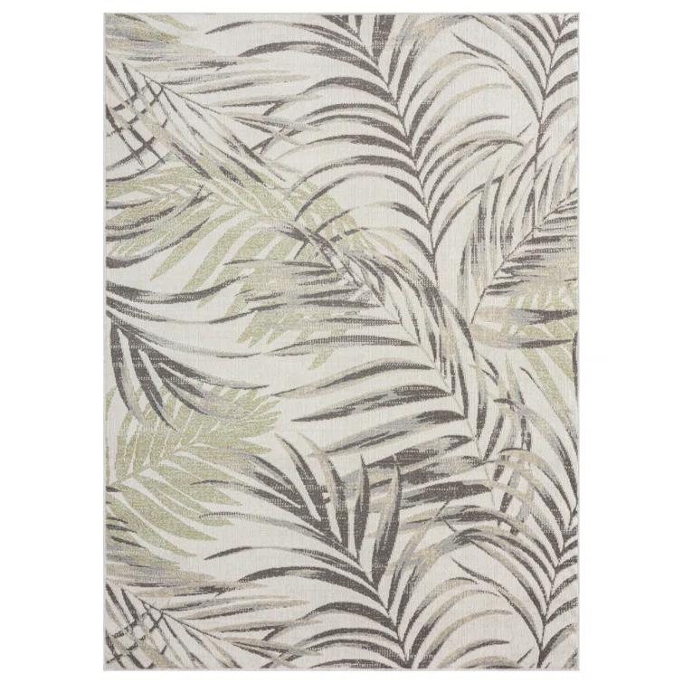 Tommy Bahama Malibu Palm Springs Coastal Indoor/Outdoor Area Rug, Ivory/Green