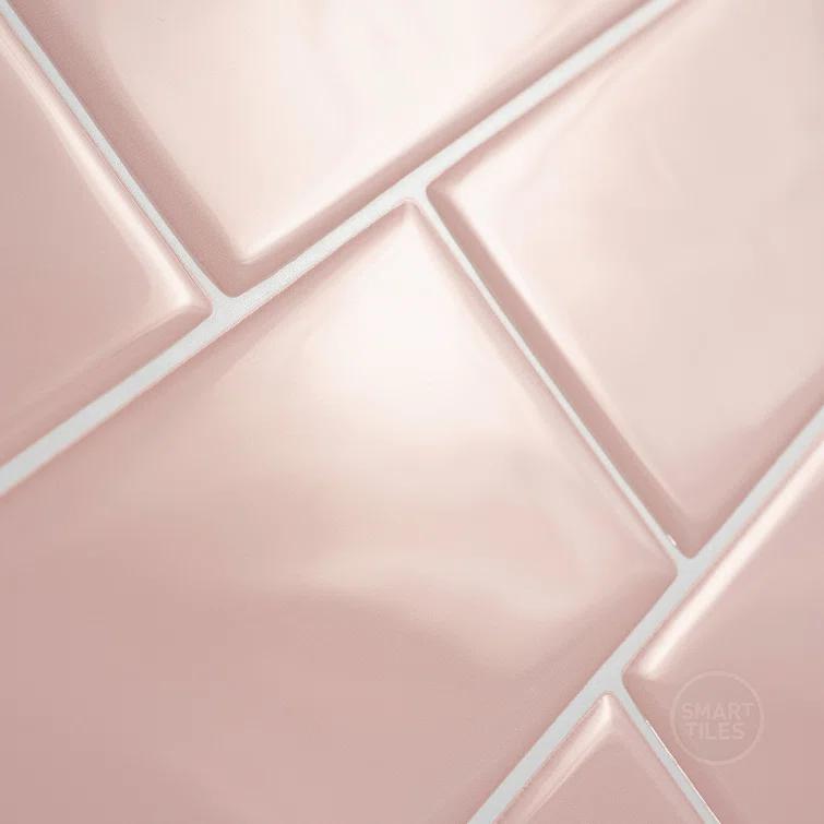 Metro 8'' W x 11'' L Gel Peel and Stick Mosaic Tile