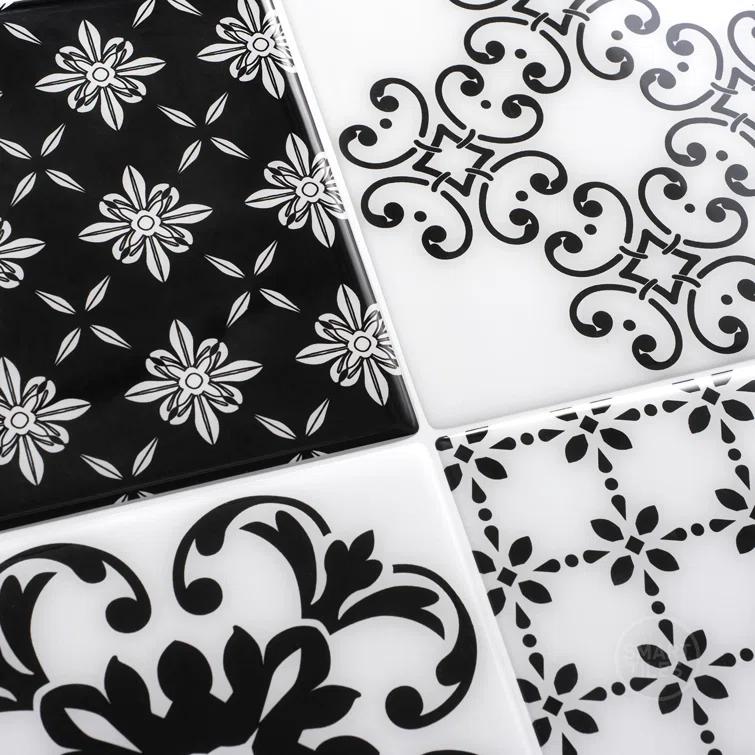 Peel and Stick Gel Backsplash Tile Vintage 9'' x 9''