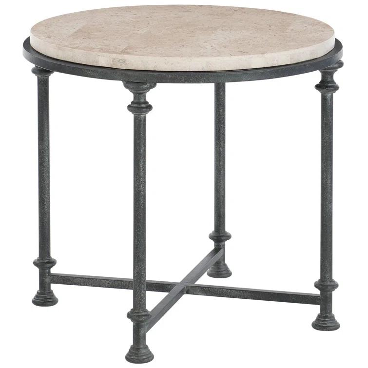 Bernhardt Galesbury Stone Top End Table