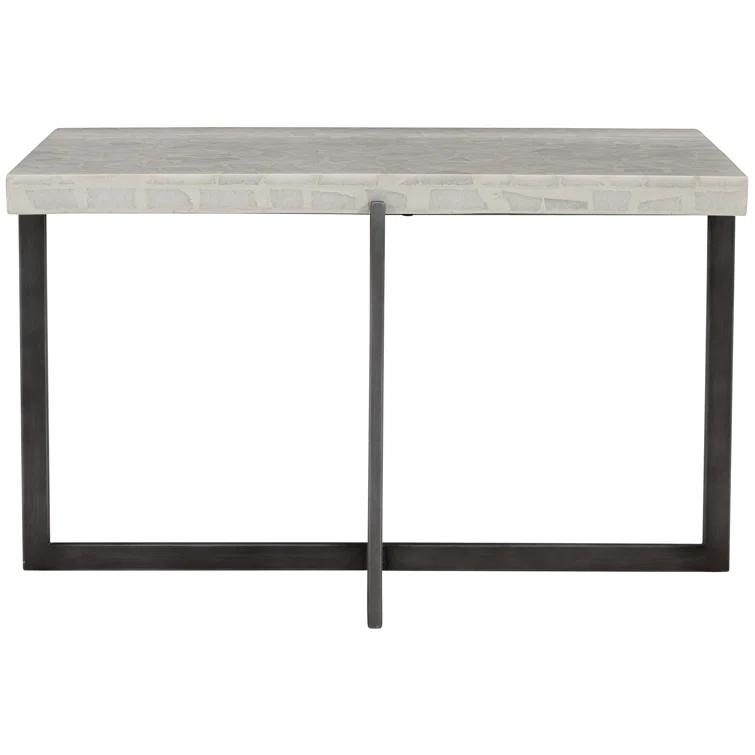 Stillwater Rectangular Concrete Outdoor Coffee Table