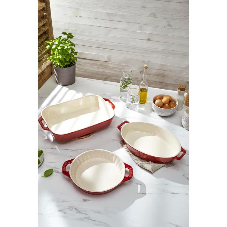 Staub Ceramics 3-pc Mixed Baking Dish Set