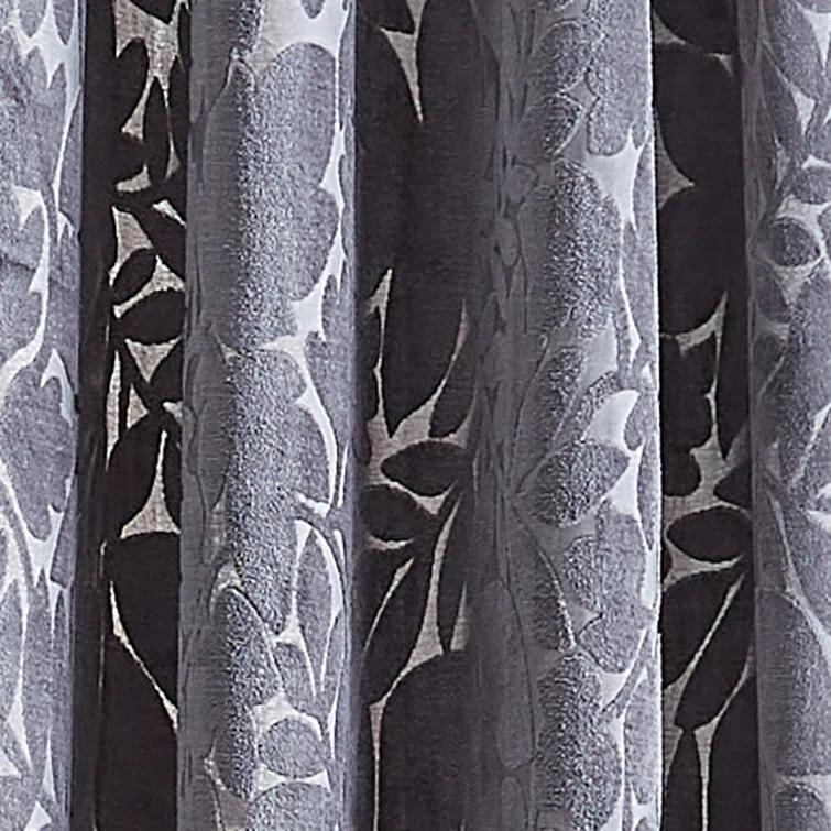 Martha Stewart Martha Stewart Sherwood Velvet Grommet Teal Curtain Panel Pair (Set Of 2) (Set of 2)