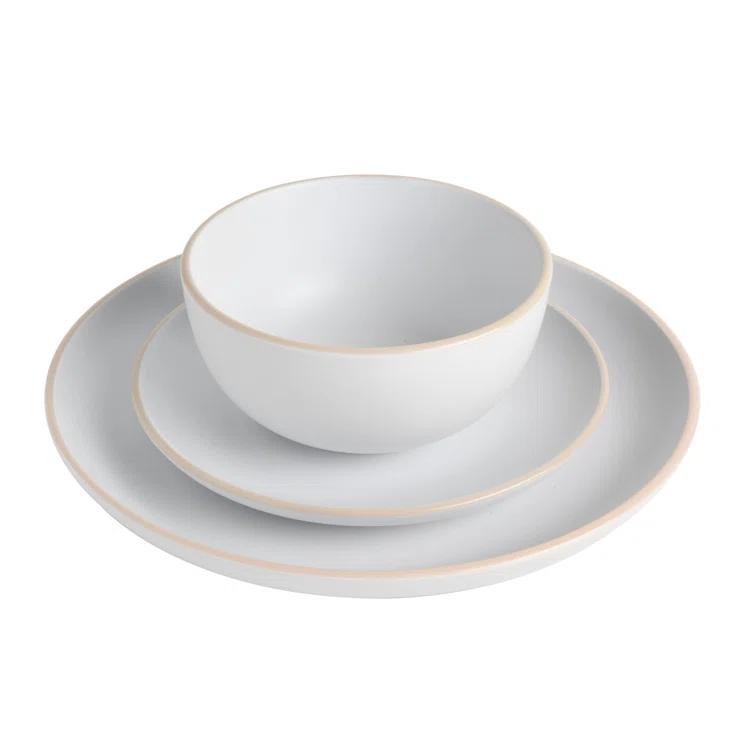 Rockaway 12 Piece Dinnerware Set