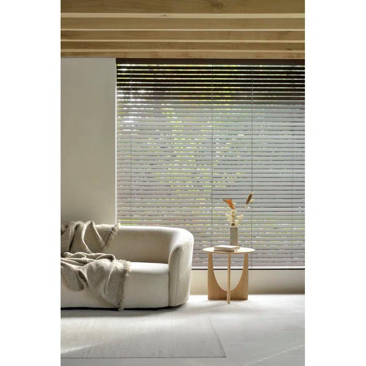 Natural Oak Geometric Round Wood End Table