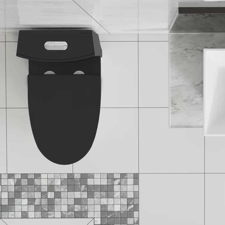 St. Tropez One Piece Elongated Toilet Dual Vortex Flush 1.6 GPF