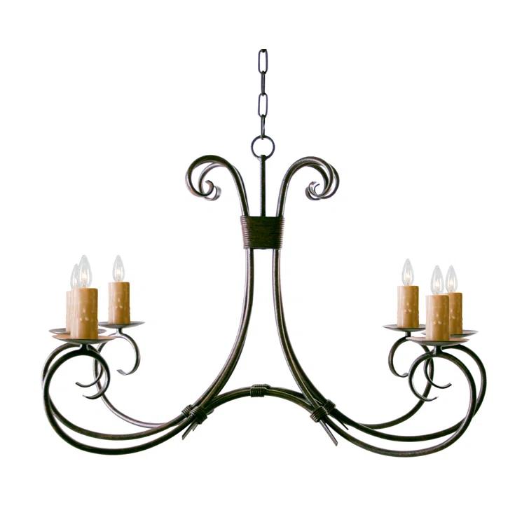 Meyda Lighting Elon 6 - Light Dimmable Empire Chandelier