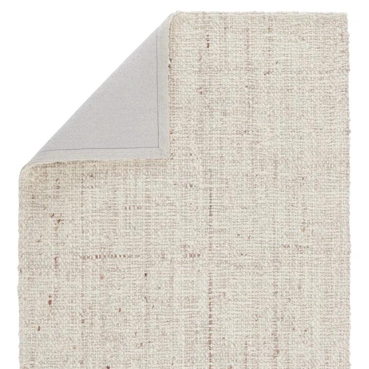 Cambridge Season Handwoven Ivory & Tan Wool Area Rug 12'x15'