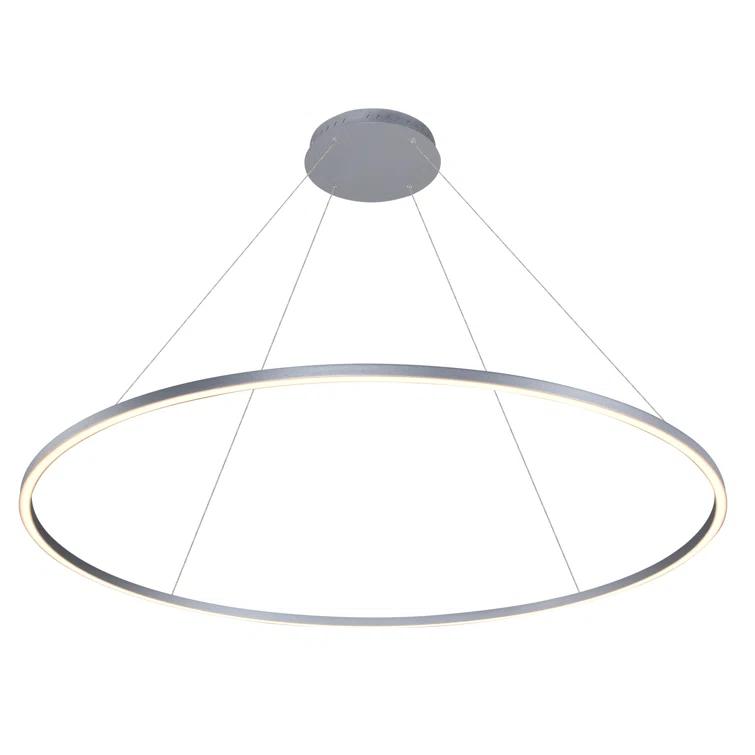 Tania 100-277V ETL Certified Integrated LED Height Adjustable Ring Chandelier